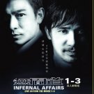 Infernal Affairs Live Action The Movie 1-3 Hong Kong Movie DVD with Mandarin Language Region All