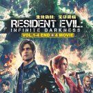 Resident Evil Infinite Darkness Vol.1-4 End + 4 Movie English Cartoon Anime DVD Region All