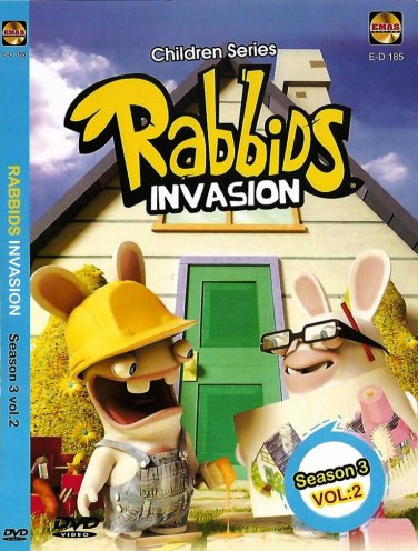 Rabbids Invasion Season 3 Vol.2 DVD French Computer-Animated Children Series Region All