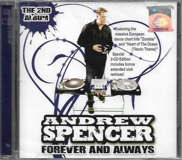Andrew Spencer Forever And Always 2CD Bonus Remixes & Extended Version Singapore