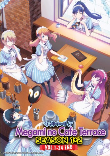 Megami no Cafe Terrace Season 1+2 Vol.1-24 End Japanese Cartoon Anime DVD Sub English Chinese Reg 0
