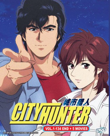 City Hunter TV Series 134 Episodes + 5 Movie Japanese Anime DVD English Sub