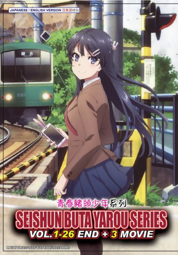 Seishun Buta Yarou Series Vol.1-26 End+3 Movie Japanese Cartoon Anime DVD Eng Dub Reg 0 Free Ship