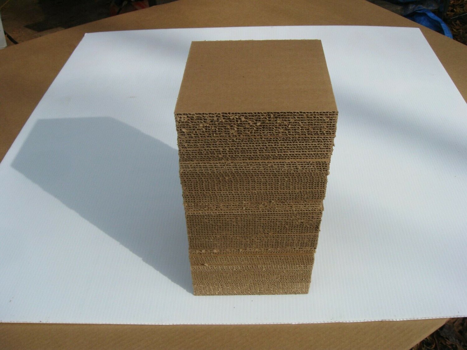 7 1/2 x 7 1/2 corrugated cardboard Pads (100)