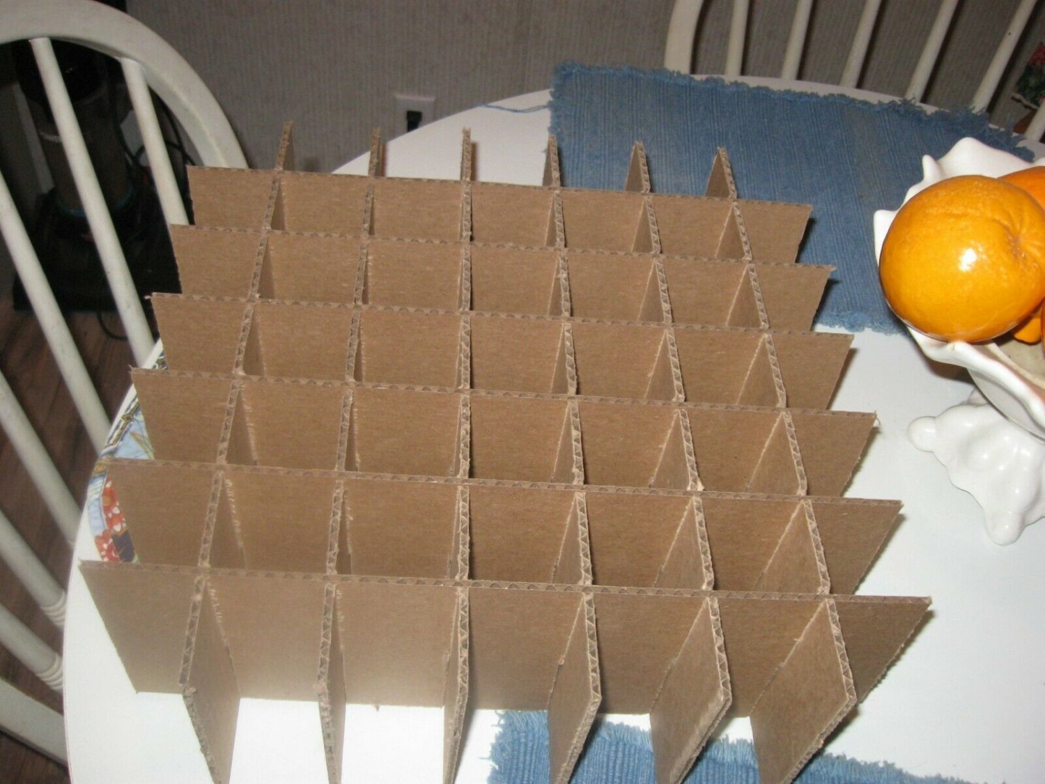 Cardboard Dividers 5 Sets 15" X 15" X 5" High 49 cell B 15-5-06