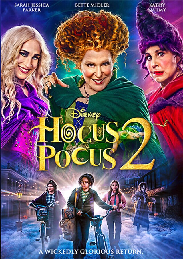 Hocus Pocus 2(DVD, 2023) NEW READY TO SHIP With Slipcover+ARTWork Free