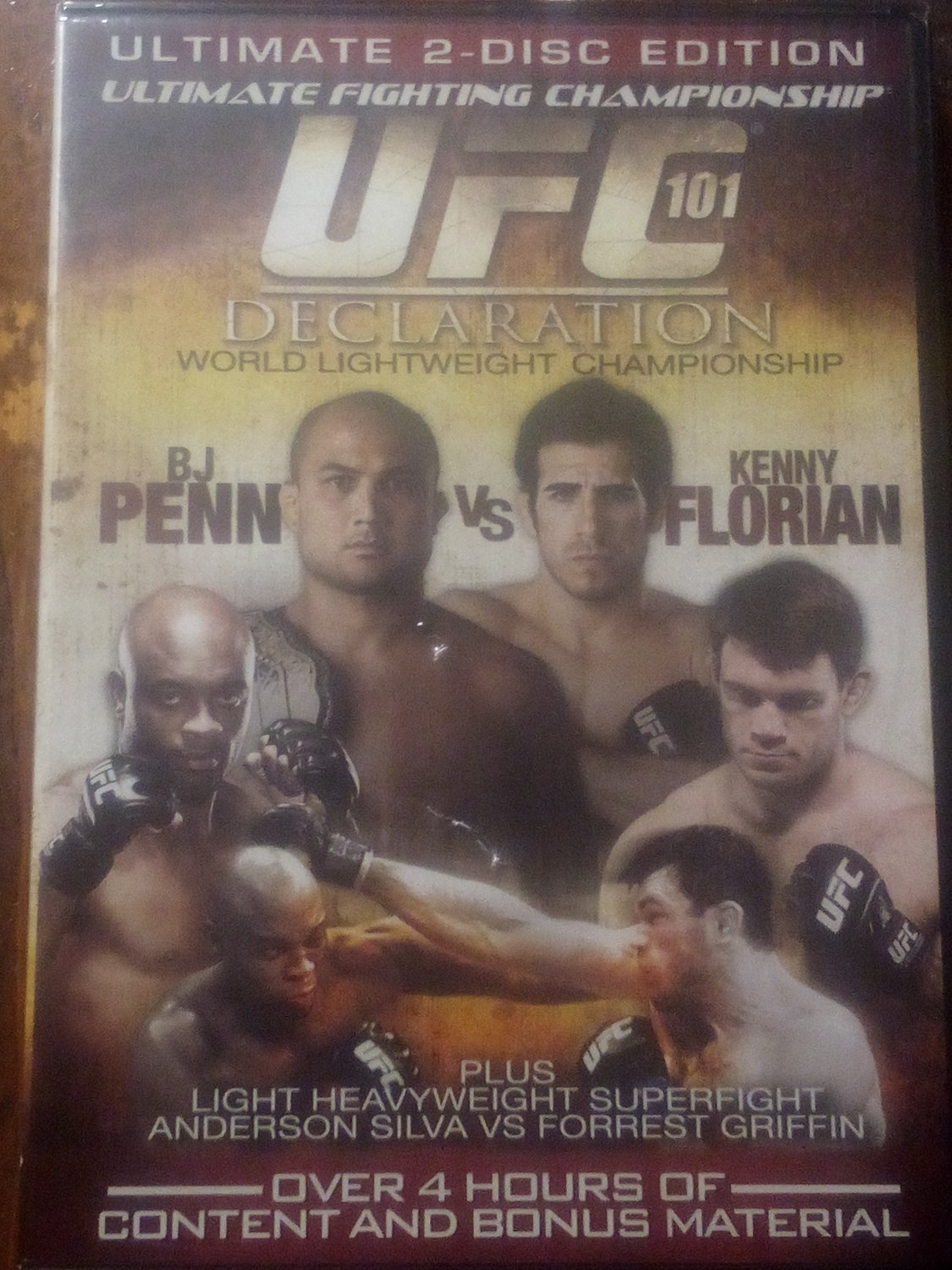 UFC 101, ultimate fighting championship BJ Penn vs. Kenny Florian