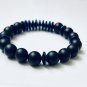 Blue Coin Hematite , Matte Black Onxy