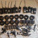 Motorola (8)  CP200 and  (5) HT750 LOT FOR PARTS
