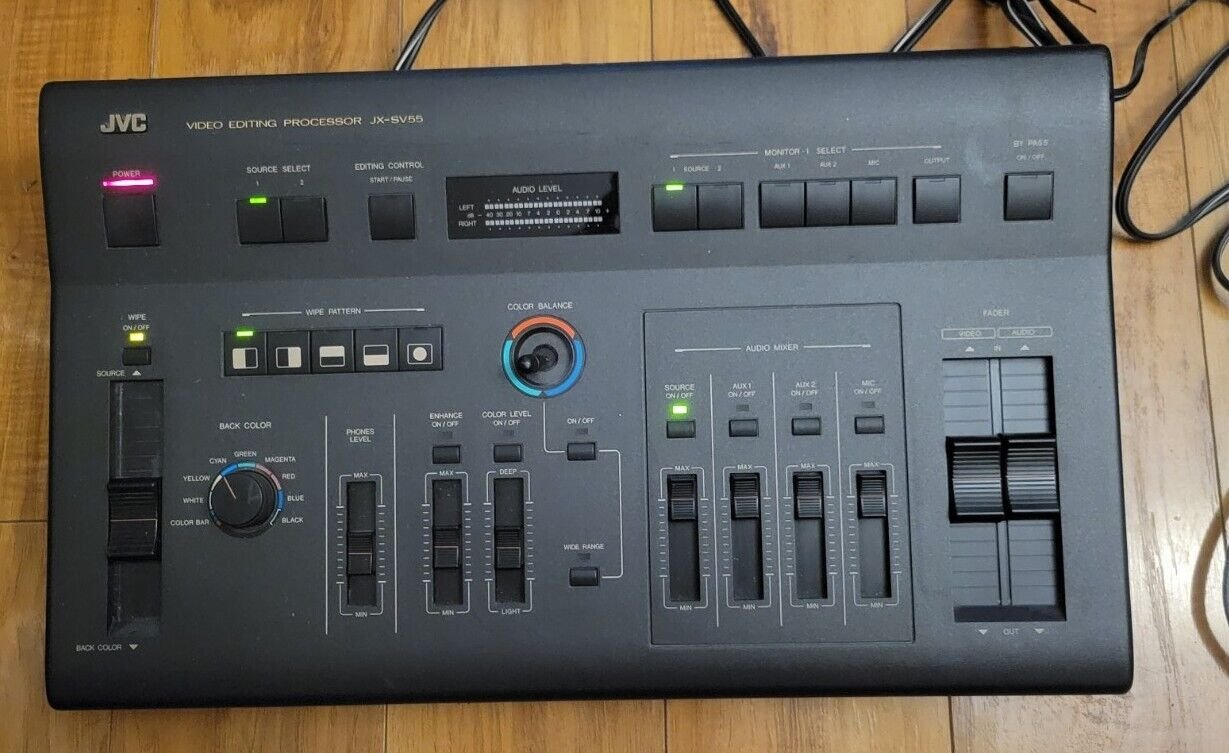 JVC video Editing processor mixer JX-SV55 Working!!! Tested!
