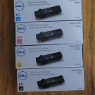 Dell Toner Cartridge Set H825 S2825 C/M/Y/K H5K44 1MD5G 4NRYP 4Y75H New