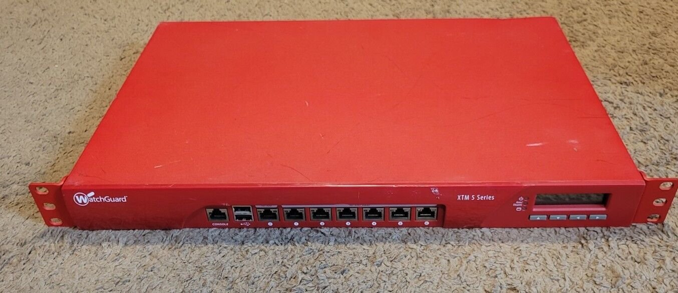 WatchGuard NC2AE8 XTM 510 Firewall Security Appliance