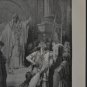 Antique Gustave Dore Art Print Judgement of Solomon Christianity 1880