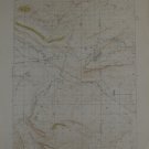 Antique Como Ridge Wyoming Original USGS Topographic Map 1918 16x20