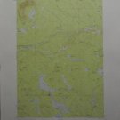 Grand Lake Seboeis Maine Topographic Map Antique Original Printed 1954 16x20