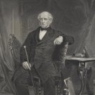 Antique United States Massachusetts Senator Charles Adams Engraving 1860 History
