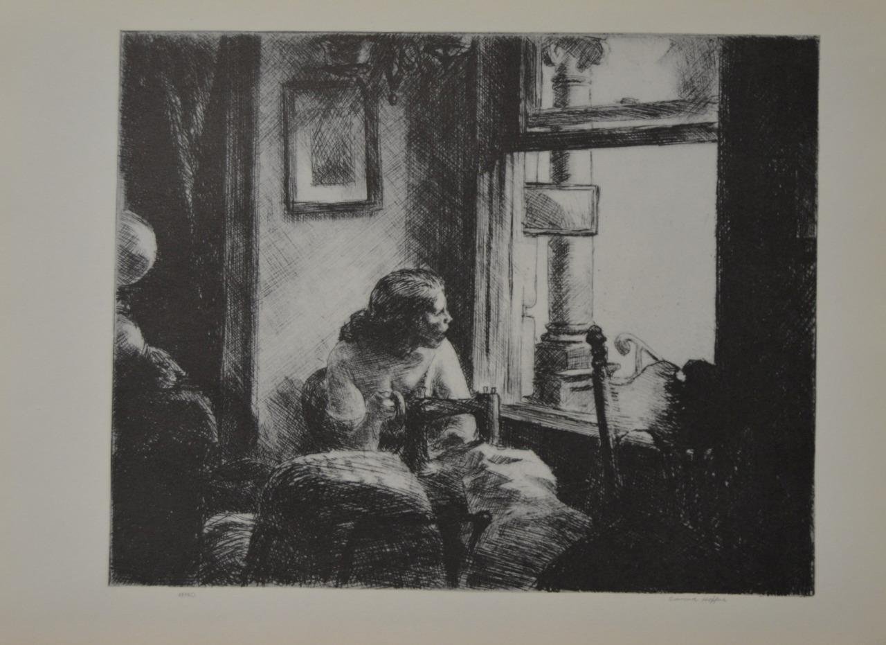 East Side Interior by Edward Hopper Vintage Art 1930's Art Print Wall DÃ©cor