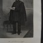 Antique US Civil War General William Rosecrans Engraving Original 1860 History