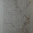 Portage New York Original USGS Topographic Map Printed 1932 Antique Art