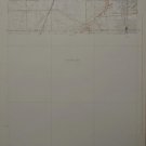 Steger Illinois USGS Antique Topographic Map Printed 1930 22x27 Wall Art