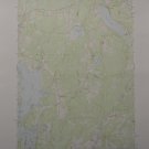 Waldoboro East Maine USGS Photo Topographic Map Printed 1988 22x27 Inches
