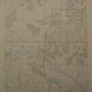 USGS Topographic Map Crystal Lake Florida Antique Printed 1945 16x20 Art