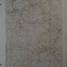 Punxsutawney Pennsylvania Original Antique USGS Topographic Map Printed 1942 Art