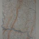 Antique Antietam Maryland USGS Topographic Map Printed 1923 16x20 Wall Art