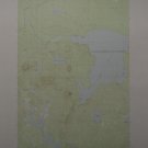 Allagash Lake Maine USGS Photo Topographic Map Printed 1989 22x27 Inches