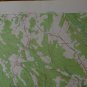 USGS Topographic Map Fitchville Connecticut Original Printed 1953 19x27