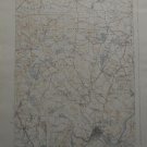 Haverhill New Hampshire USGS Topographic Map Antique Original 1935 16x20