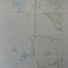 Dorris Reservoir California USGS Topographic Map Vintage Printed 1971
