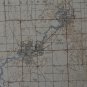 USGS Topographic Map Alma Michigan Antique Original Printed 1938 16x20 Art