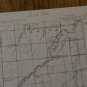 USGS Topographic Map Alma Michigan Antique Original Printed 1938 16x20 Art