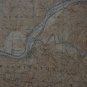 St Marys West Virginia Antique Original USGS Topographic Map 1927 16x20