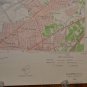 Vintage Plainfield New Jersey USGS Topographic Map Printed 1955 20x27
