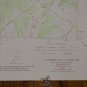Cumberland Center Maine Vintage Topographic Map Printed 1975 22x27 Inches
