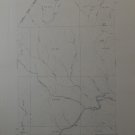 USGS Topographic Map Rocky Mountain Maine Antique Original Printed 1955 16x20