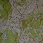 Vintage Woodbury Connecticut Original Topographic Map Printed 1955 19x27