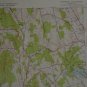 Vintage Woodbury Connecticut Original Topographic Map Printed 1955 19x27
