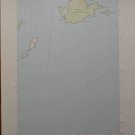 Large Cross Island Maine Original Topographic Map Printed 1993 20x27