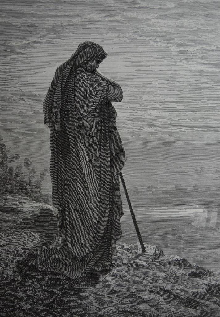 Gustave Dore Art The Prophet Amos Christianity Art Antique Original 1880