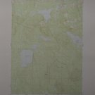 Lee Maine USGS Photo Topographic Map Printed 1988 22x27 Wall Art