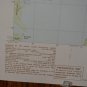 Lily Bay Maine Vintage USGS Topographic Map Printed 1989 22x27 Inches