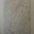 USGS Topographic Map Wareham Massachusetts Antique Printed 1939 16x20 Wall Art