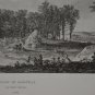 Paris France Bagatelle Gardens Antique Art Print Rare French Exhibition 1900