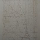 Wheeling Illinois Antique Topographic Map Original 1928 20x27 Wall Art