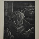 Gustave Dore Christian Art Deliverance of St. Peter Antique Original 1880