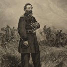 Antique US Civil War General John Sedgwick Engraving Original 1860 History