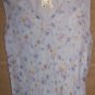 Girls Light Blue Flowered Party Sundress 12